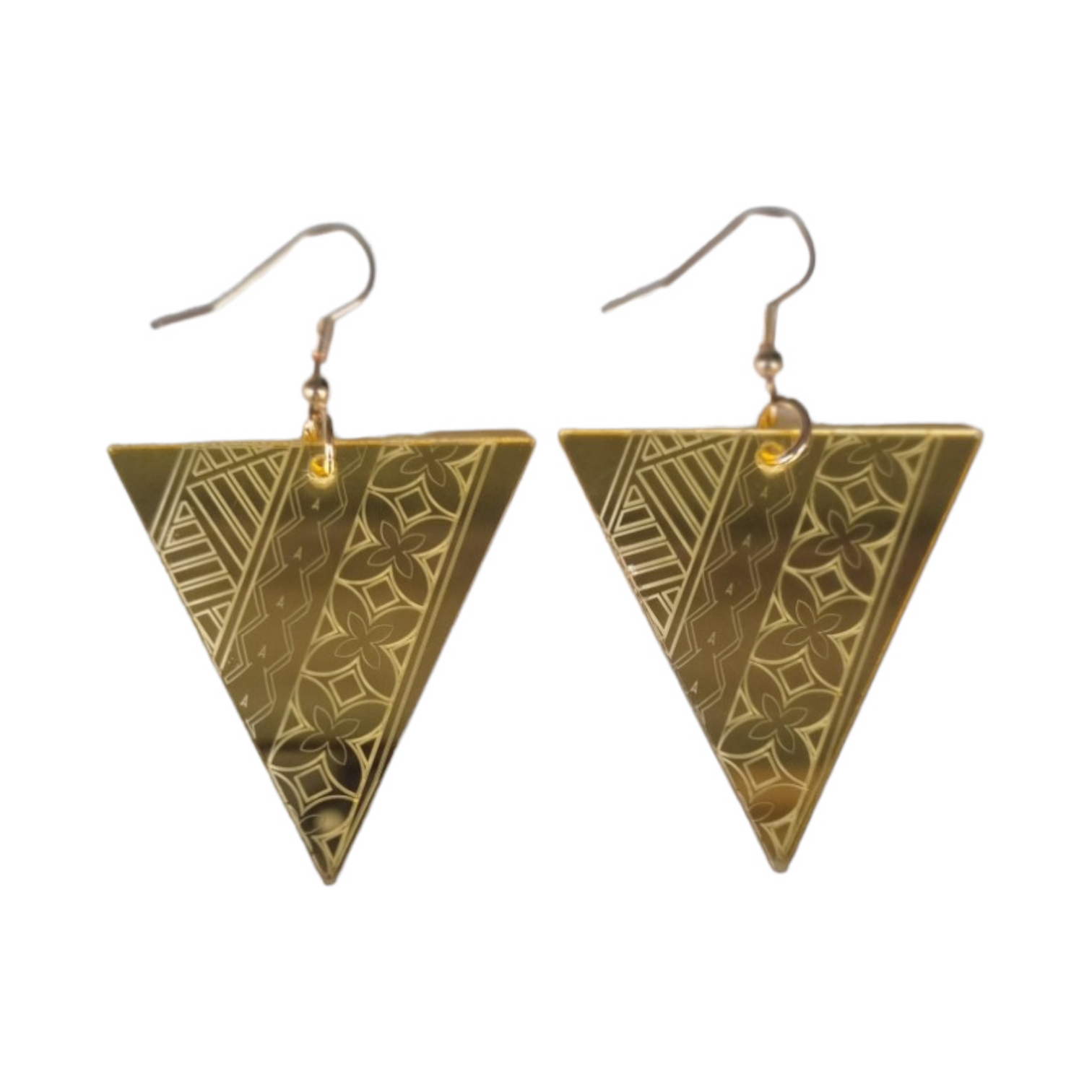 Poly Design Acrylic Earrings – Wild Whaea – Contemporary Maori Art and ...